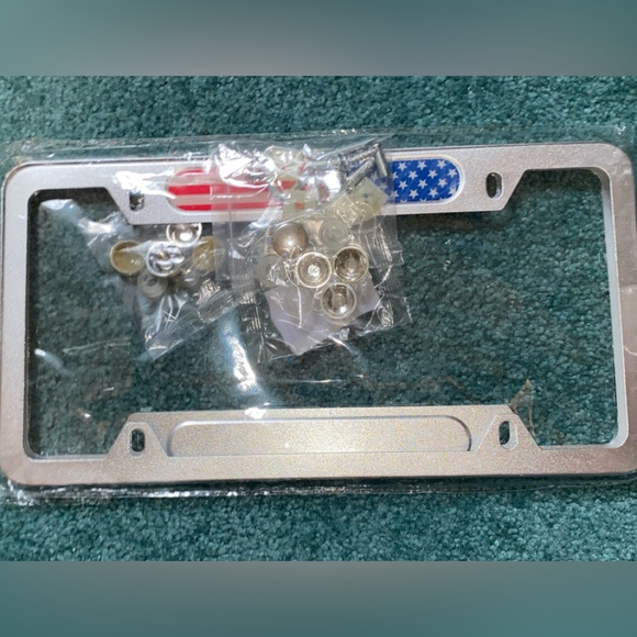 American Flag License Plate Frame Set! - Picture 2 of 2